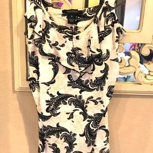 White House Black Market Ruffled Top